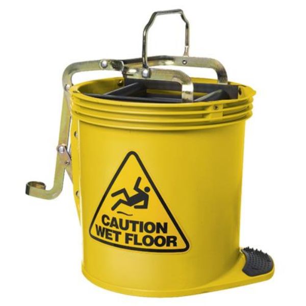 Picture of 16L FOOT OPERATED MOP BUCKET (YELLOW)